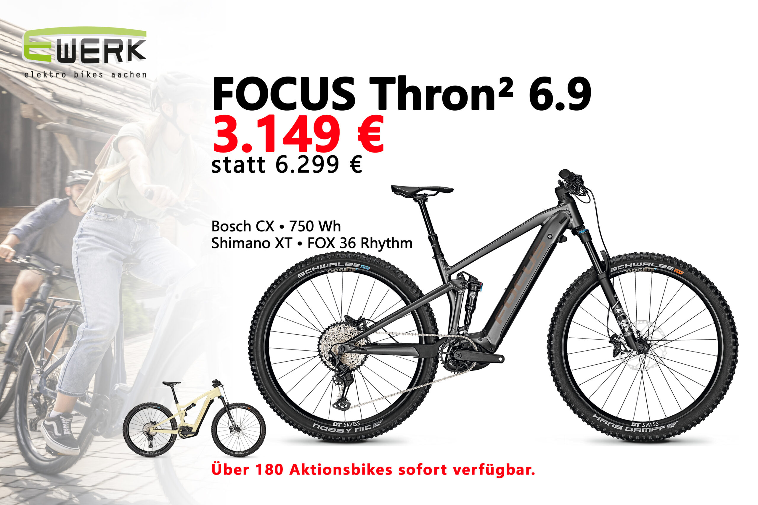MegaWahnsinn RabattAktion - eBikes im Herbst zu Toppreise!